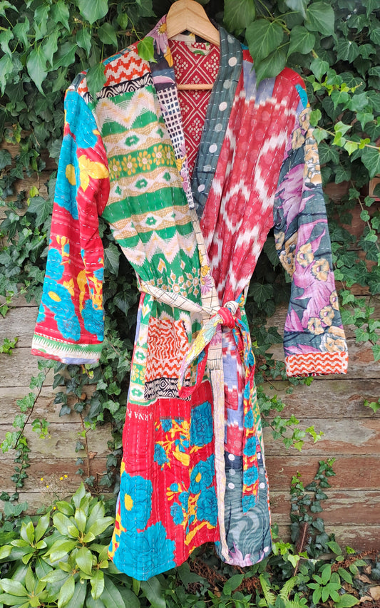 Lange kantha jas 6