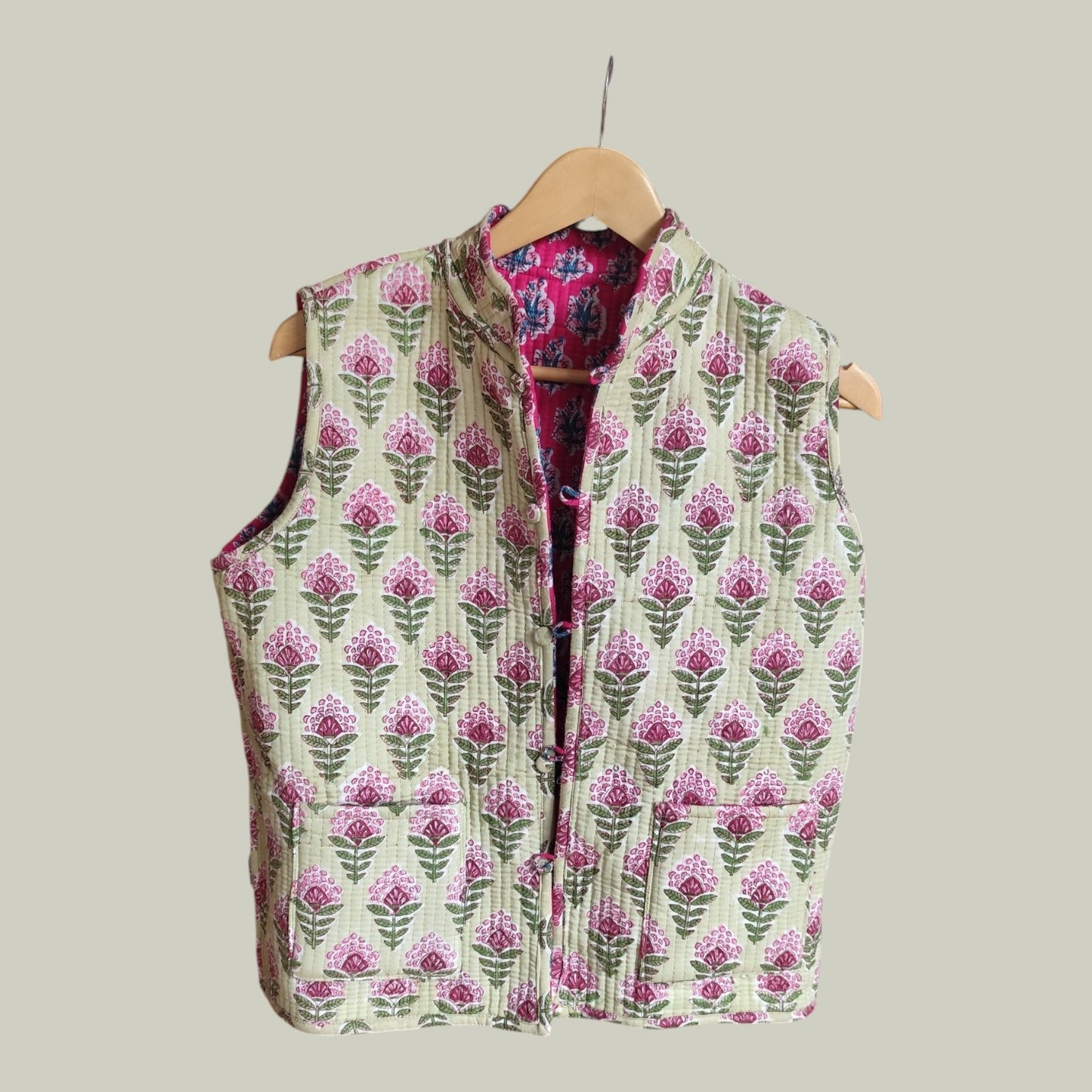 Katoenen gilet 46
