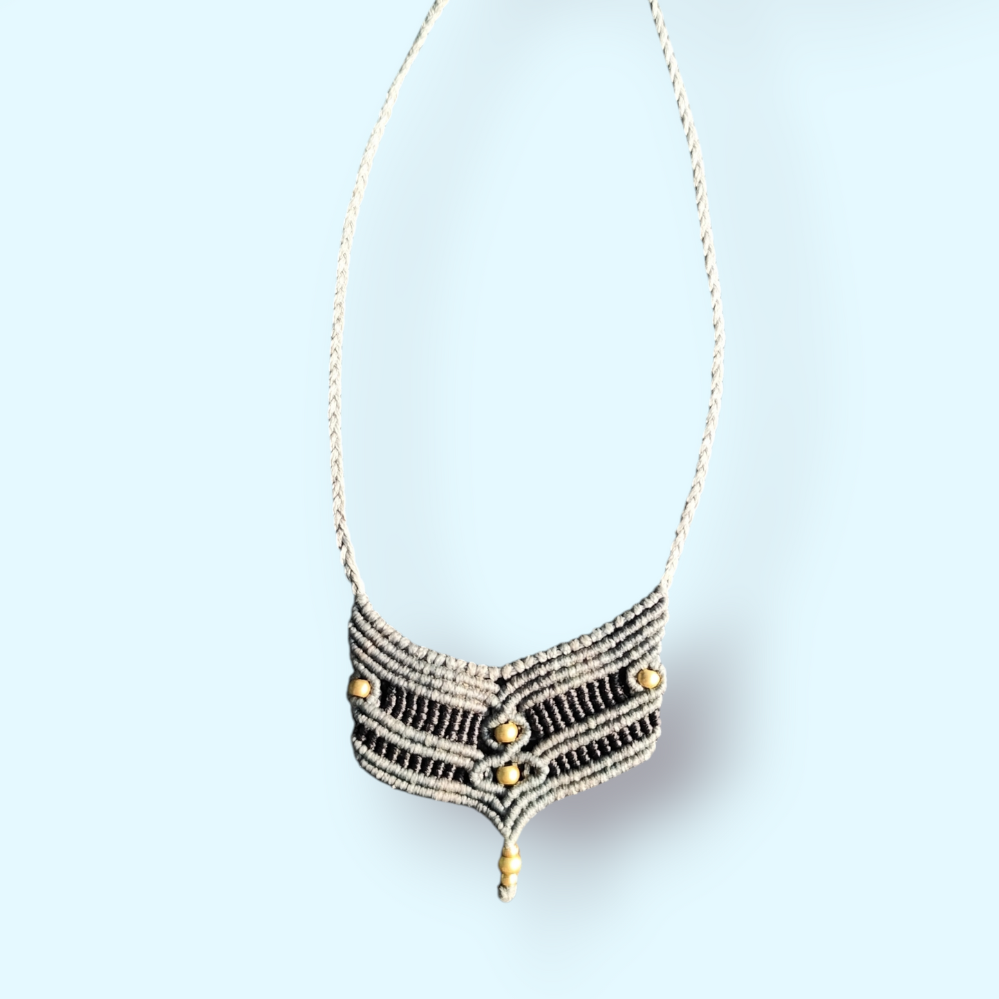 Macramé kettingen tweekleurig