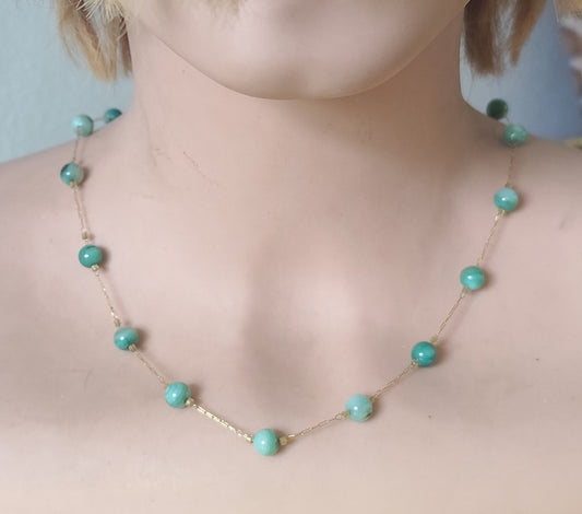 Ketting turqoise