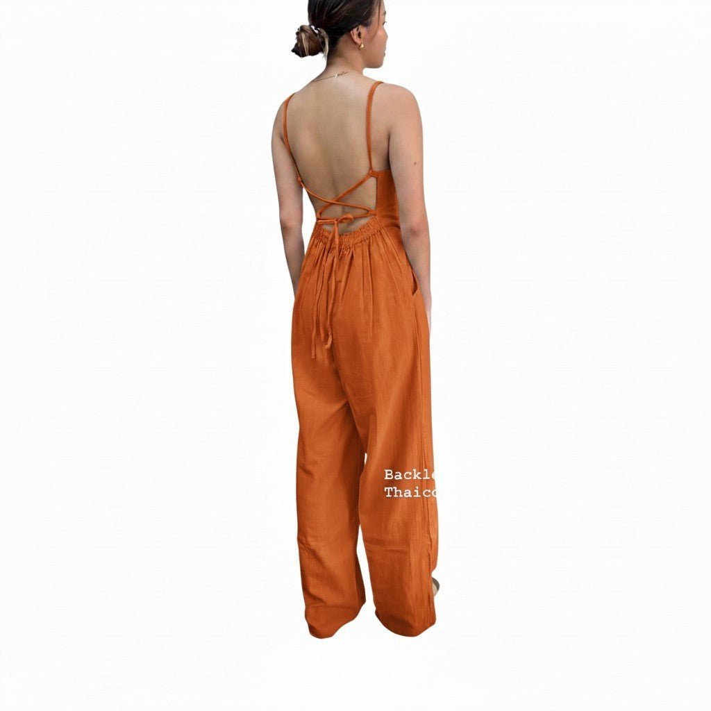 Linnen jumpsuit