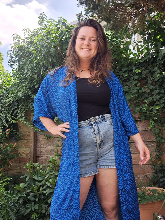 Kimono blauw