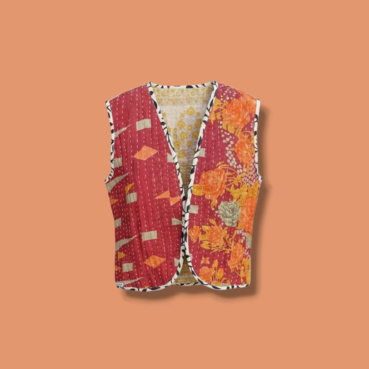 Kantha gilet