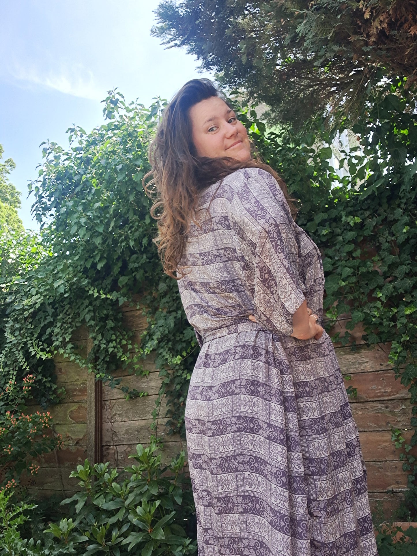 Kimono paars