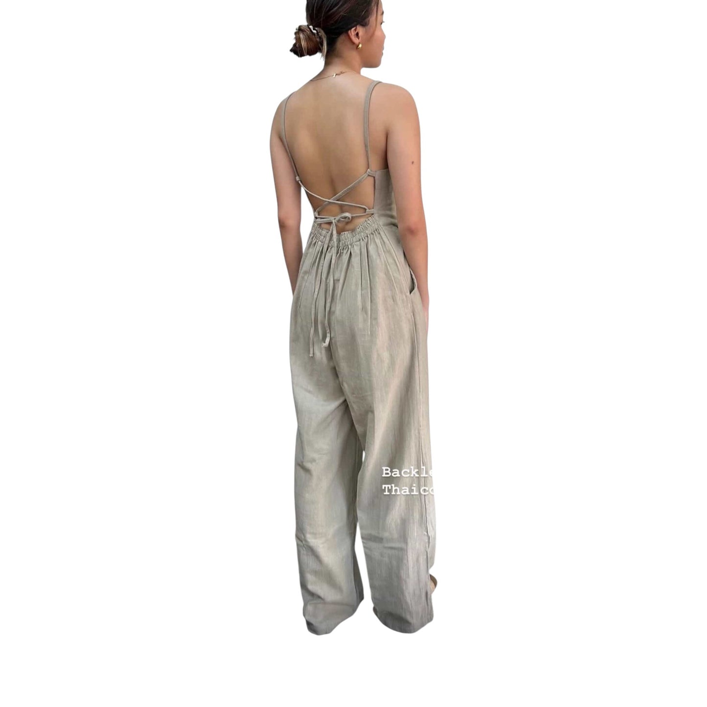 Linnen jumpsuit