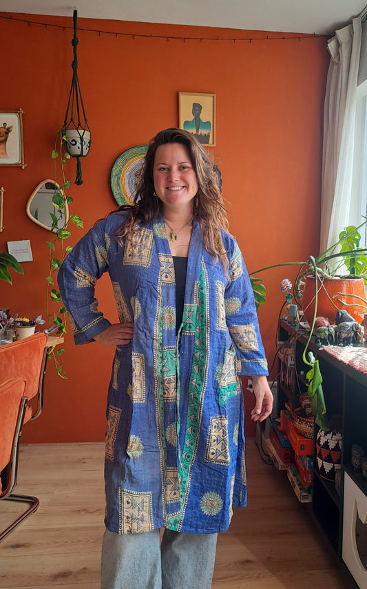 Lange kantha jas 13